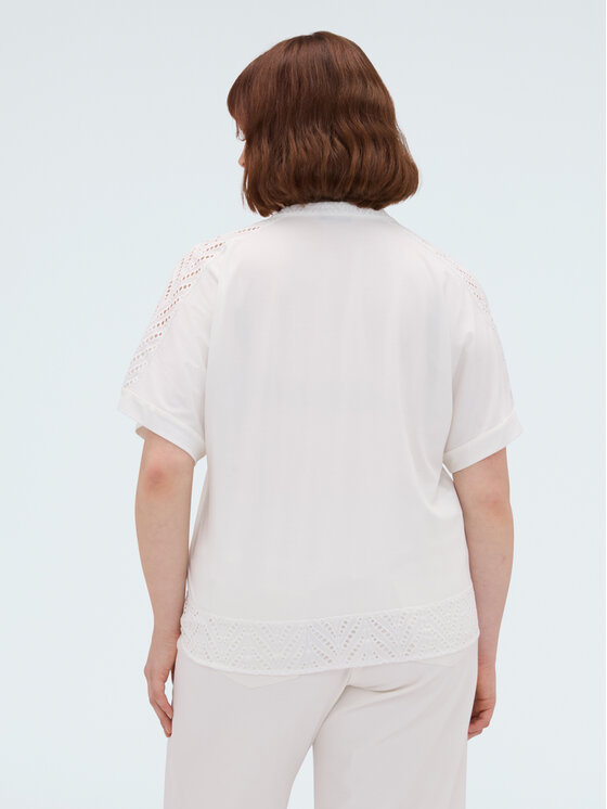 Fiorella Rubino Fiorella Rubino Camicia 5011L000174N0S1 Bianco Boxy Fit
