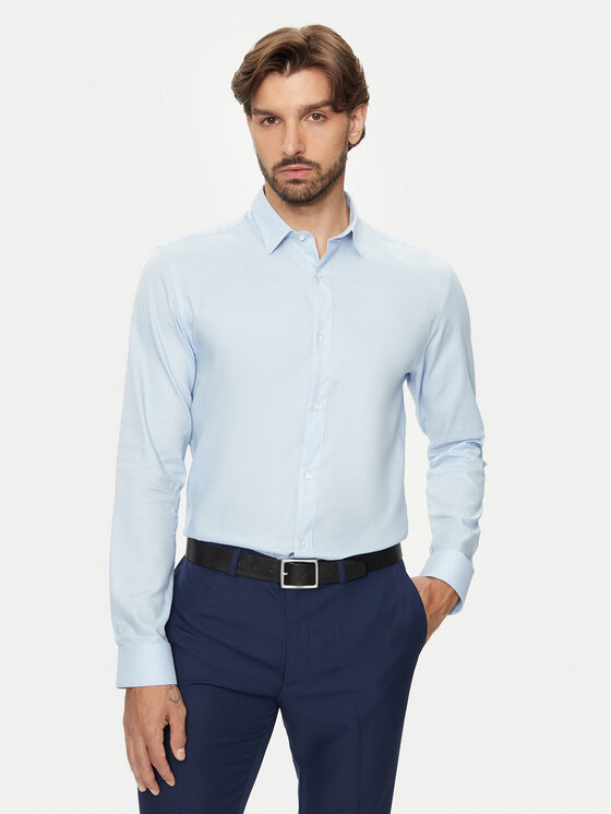 Jack&Jones Košulja Joe 12260426 Svijetloplava Slim Fit