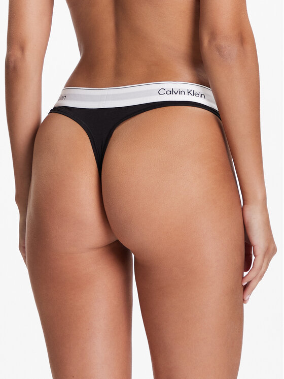Calvin Klein Underwear Calvin Klein Underwear Στρίνγκ LV00QF8518 Μαύρο