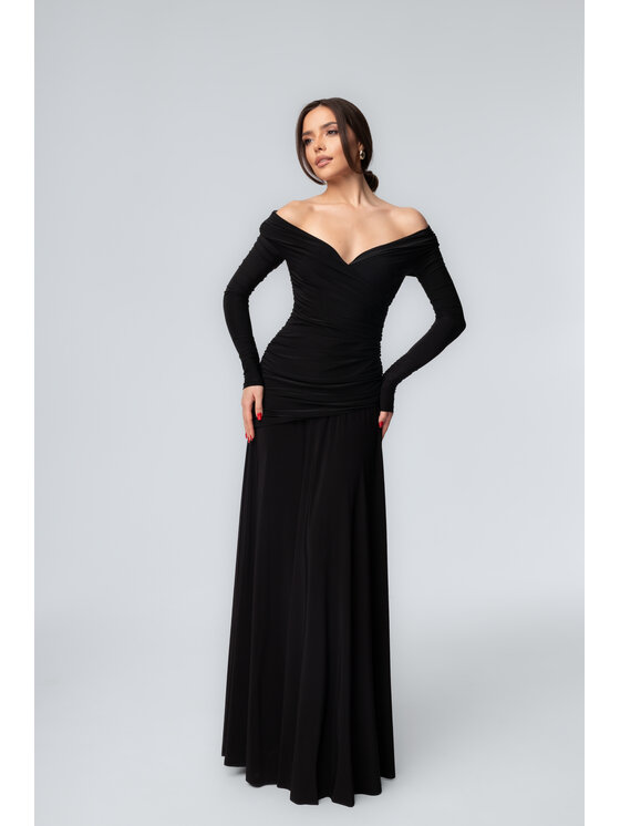 Aurora Aurora Sukienka wieczorowa Anastasia Czarny Feminine Fit
