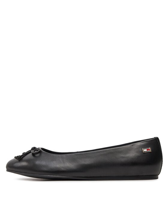 Tommy Hilfiger Tommy Hilfiger Balerini Essential Chic Ballerina FW0FW08059 Negru