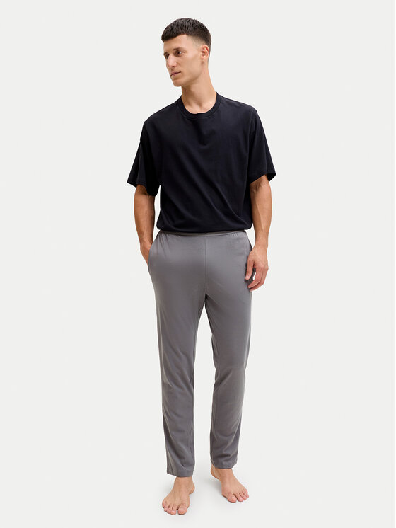 Jack & Jones Jack & Jones Pidžamas bikses Clyde 12291501 Pelēks Regular Fit