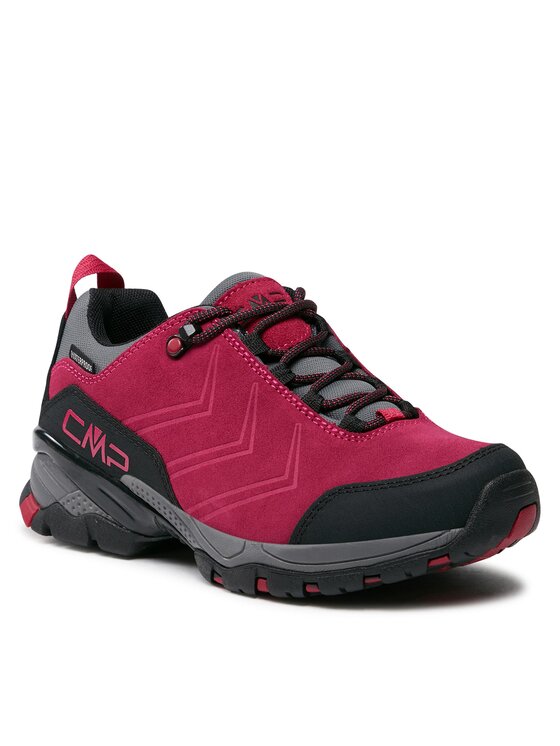 cmp chaussures de trekking scarpa donna melnick 2.0 low waterproof 3q18596 bordeaux