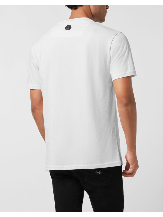 PHILIPP PLEIN PHILIPP PLEIN T-shirt 26237 Bianco Regular Fit