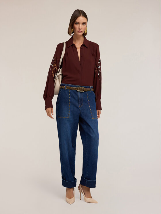 Motivi Motivi Jeans P424Q004269N034 Blu Over Fit