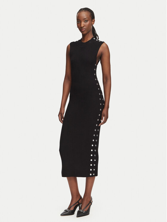 KARL LAGERFELD Rochie de zi B3W13041 Negru Slim Fit