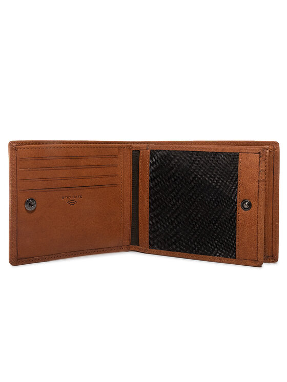 Strellson Strellson Велике Чоловіче Портмоне Bill Fold H8 4010002741 Коричневий