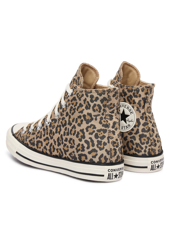 Converse Converse Modne superge Chuck Taylor All Star Leopard Jacquard A19181C Bež