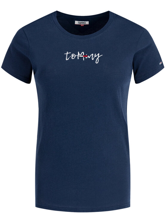 Tommy Jeans Tommy Jeans Tricou DW0DW06710 Bleumarin Regular Fit
