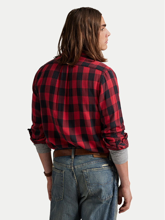 Polo Ralph Lauren Polo Ralph Lauren Риза 710P00517001 Червен Regular Fit