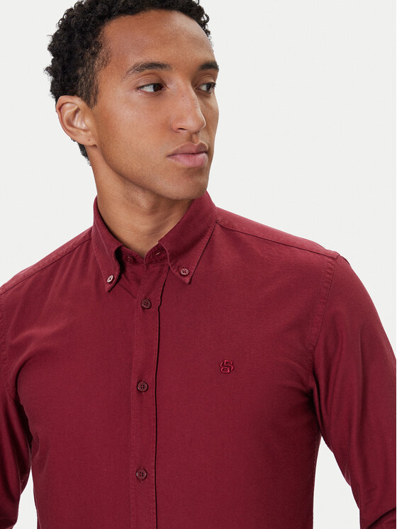 BOSS BOSS Camicia H-Roan 50544917 Rosso Slim Fit