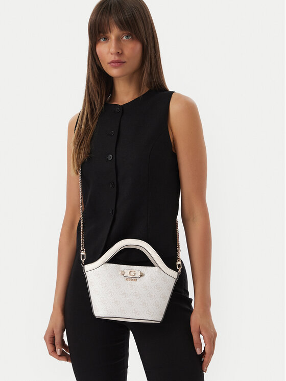 Guess Torbica Lindsey Mini HWSG97 49750 Krem