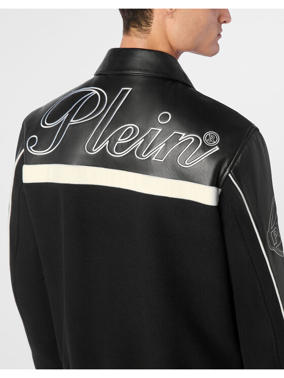 PHILIPP PLEIN PHILIPP PLEIN Kurtka bomber 24367 Czarny Regular Fit