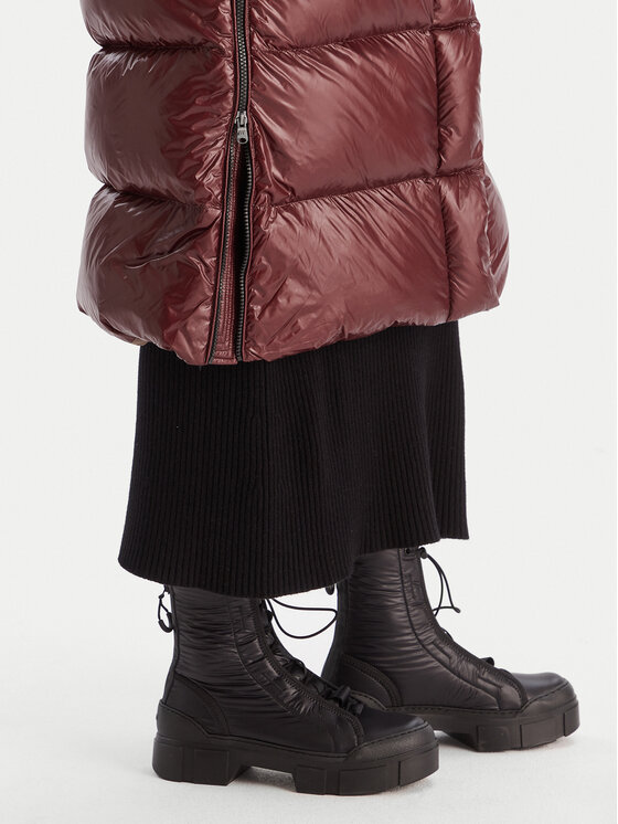 Hetregó Hetregó Zimski plašč 8P781 25WD24 Bordo rdeča Regular Fit