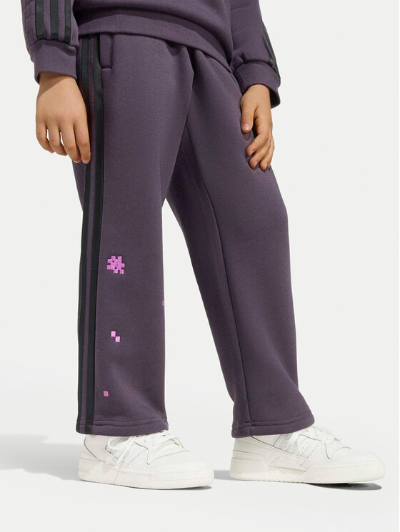 adidas adidas Tepláková súprava Minecraft KC6834 Fialová Loose Fit