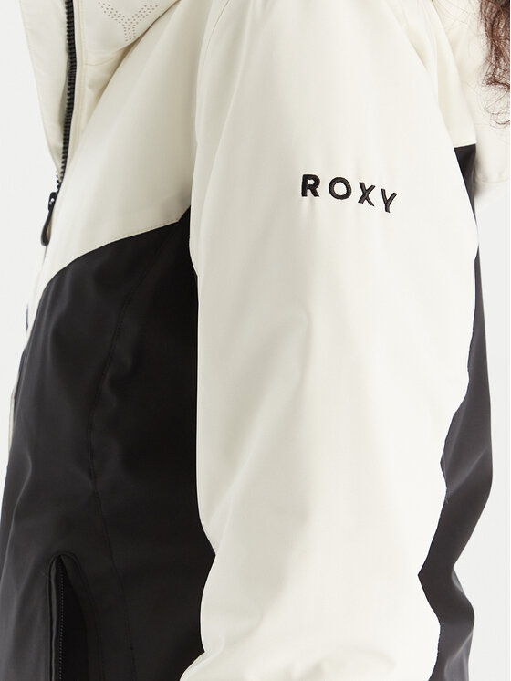 Roxy Roxy Smučarska jakna ERJTJ03526 Črna Slim Fit