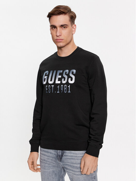 Guess Mikina M4RQ08 KBK32 Čierna Regular Fit