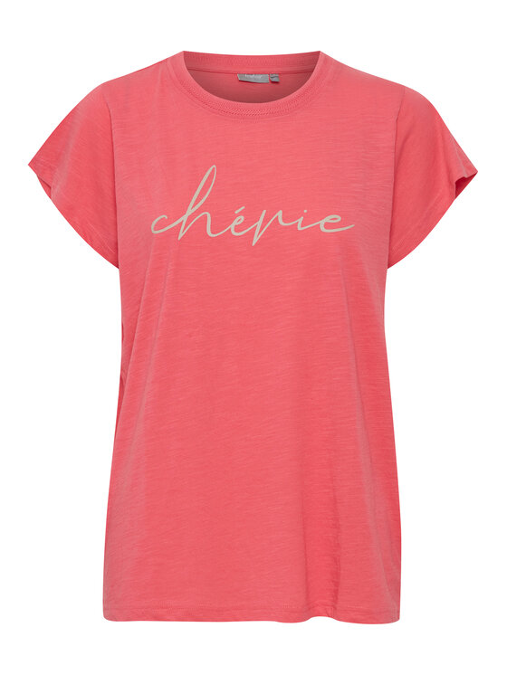Fransa Fransa T-Shirt 20612027 Rosa Regular Fit