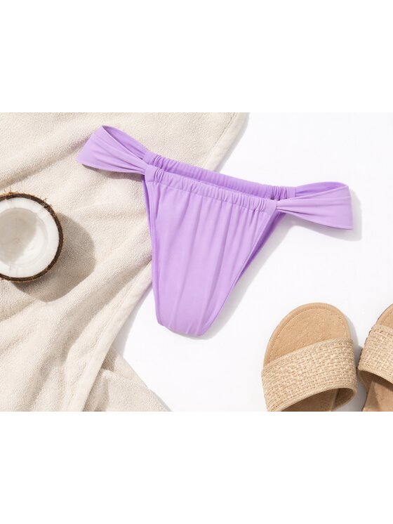 Love and Hate Love and Hate Dół od bikini Maura Fioletowy