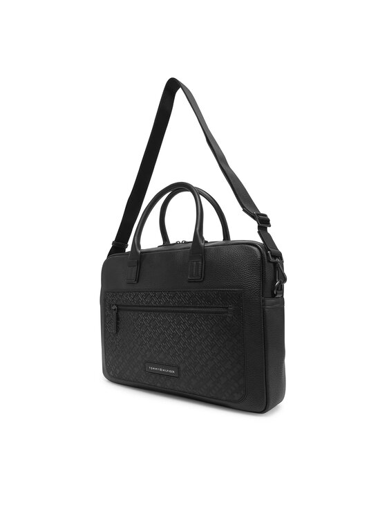 Tommy Hilfiger Tommy Hilfiger Sülearvutikott Th Monogram Computer Bag AM0AM13209 Must