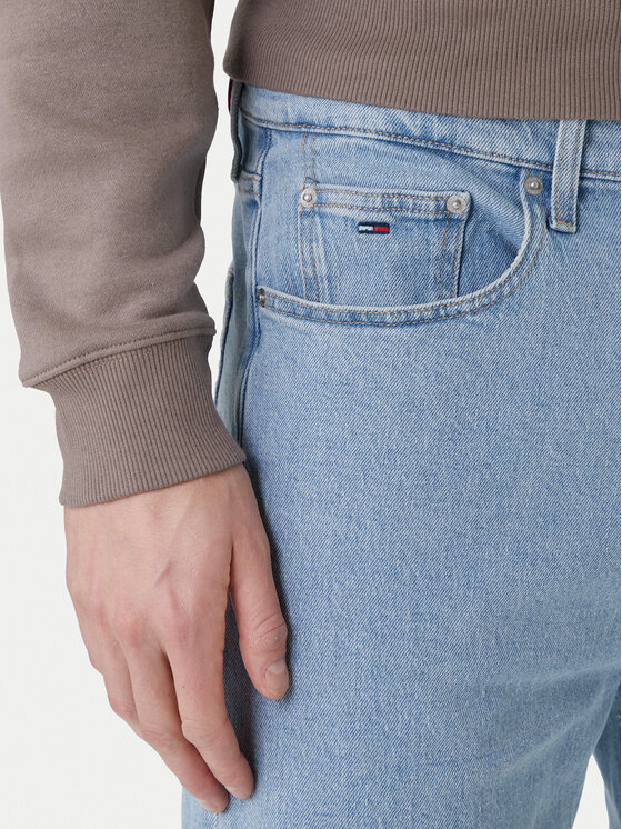 Tommy Jeans Tommy Jeans Jeansy Otis DM0DM23060 Světle modrá Straight Fit