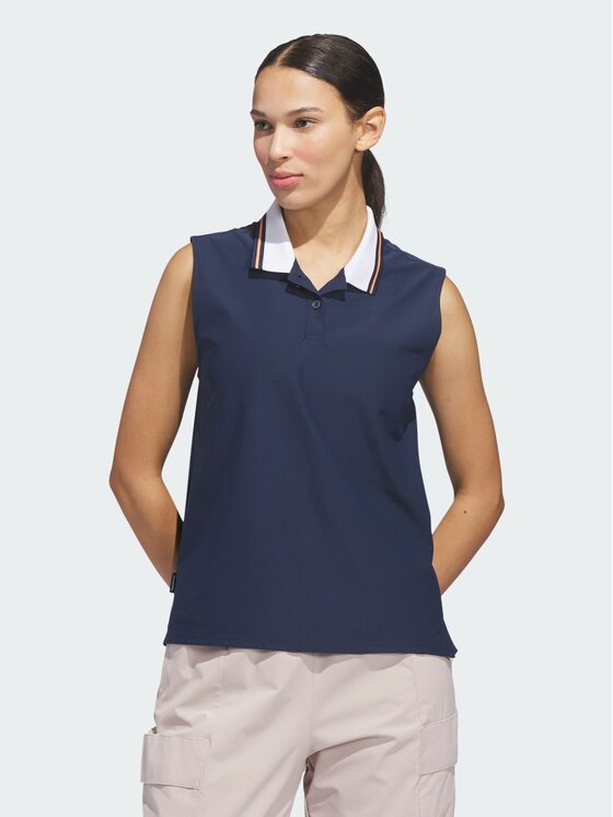adidas adidas Polo 144109 Błękitny Regular Fit