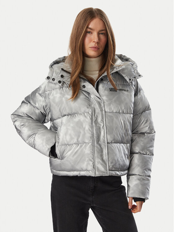 Karl Lagerfeld Jeans Karl Lagerfeld Jeans Зимова куртка B4W15059 Сірий Regular Fit