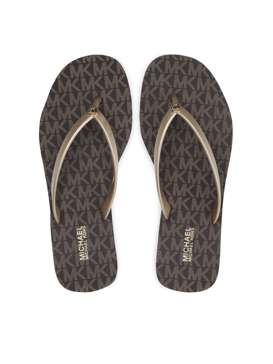 Flip flop MICHAEL Michael Kors Jinx Flip Flop 40S1JIFA1Q Brn/Gold