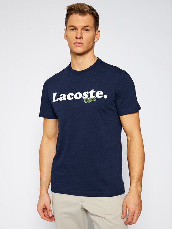 Red White And Blue Lacoste T Shirt