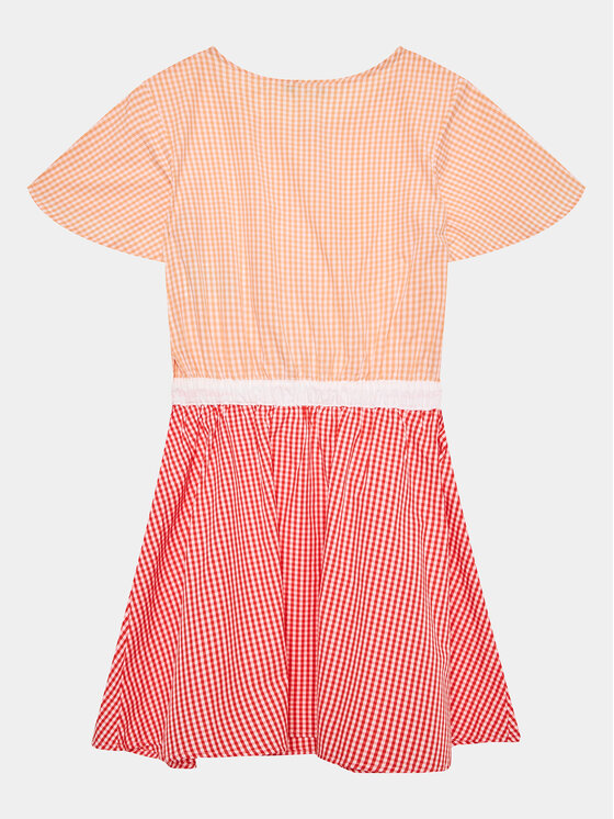 United Colors Of Benetton United Colors Of Benetton Ежедневна рокля 47KTCV01B Оранжев Regular Fit