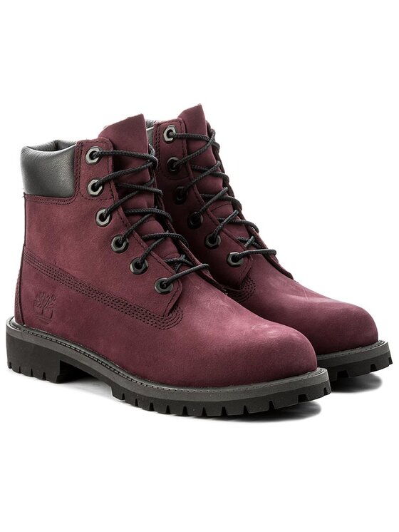 Timberland Timberland Pohodni čevlji 6 In Premium Wp Boot A1O82 Bordo rdeča