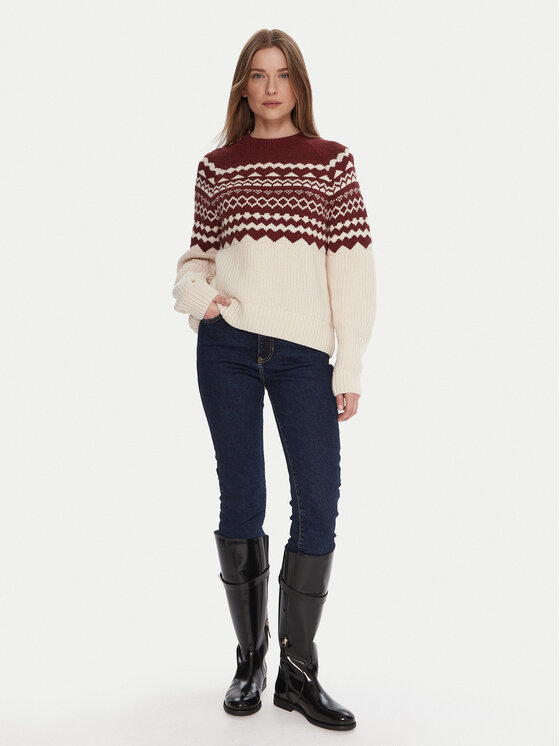 Barbour Barbour Pullover LKN1684MI11 Écru Regular Fit