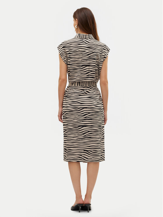 Vero Moda Vero Moda Сукня-сорочка Mymilo 10282532 Бежевий Regular Fit
