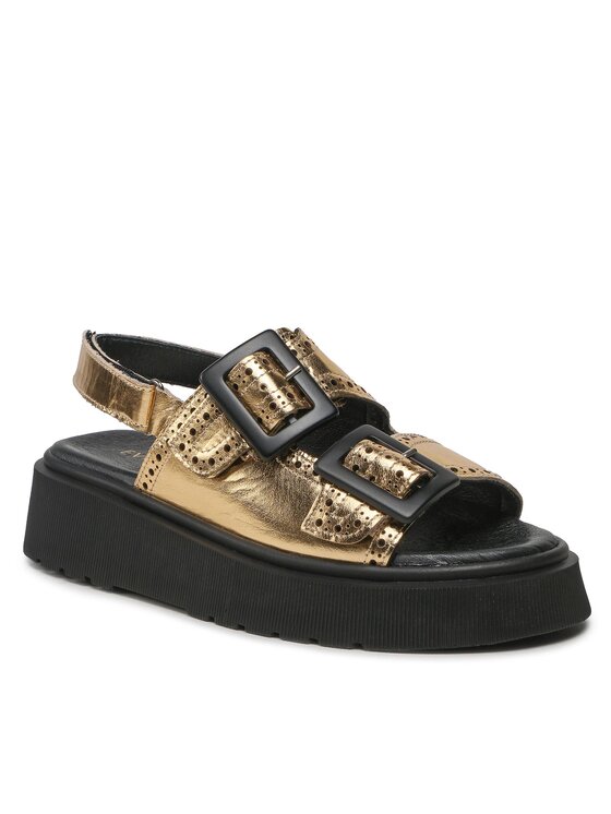 Eva Minge Eva Minge Sandalen EM-102-13-001653 Goldfarben