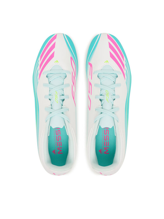 adidas adidas Futbola apavi F50 Messi Club Fg/Mg JQ0946 Balts