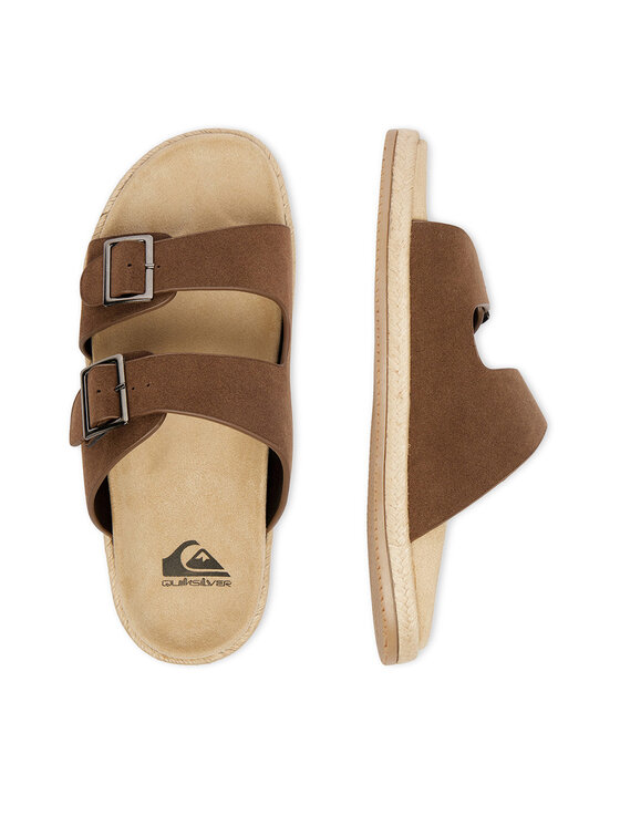 Quiksilver Quiksilver Klapki CEO-CROSSJACK-01 Brązowy