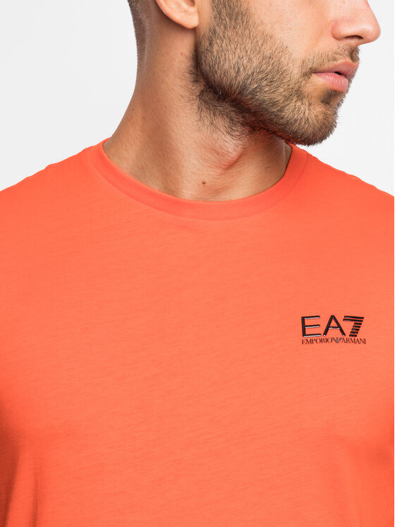 EA7 Emporio Armani EA7 Emporio Armani T-Shirt 3GPT51 PJM9Z 1683 Pomarańczowy Regular Fit