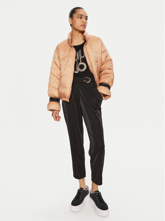 Liu Jo Sport Liu Jo Sport Hlače iz tkanine TF4260 J4751 Črna Regular Fit