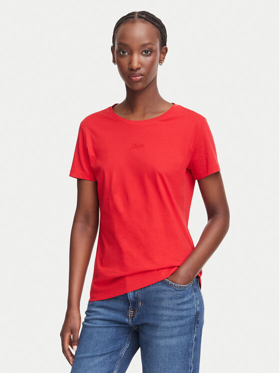 BOSS BOSS Тишърт C_Elove 50554696 Червен Slim Fit