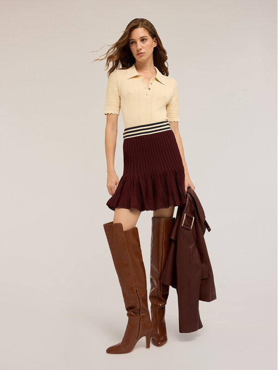 Motivi Motivi Maglione M425W003519N011 Crema Slim Fit