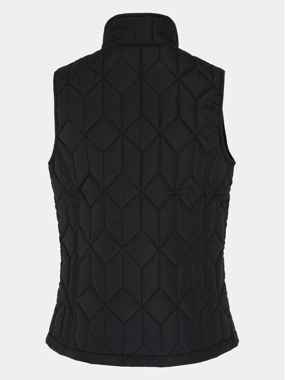 Weather Report Weather Report Αμάνικο Μπουφάν Peggy WR213545 Μαύρο Regular Fit