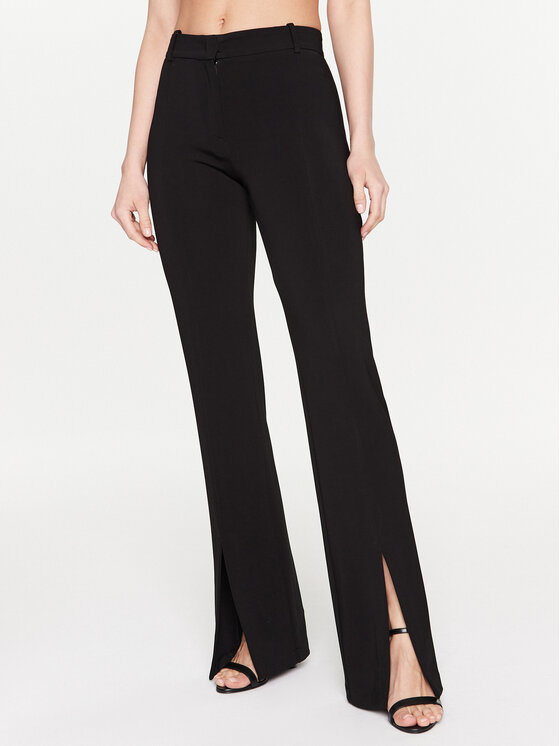 Pinko Pantaloni din material 1G17X5 A04I Negru Regular Fit 1G17X5 imagine noua