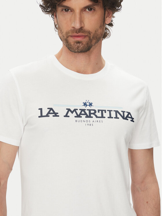 La Martina La Martina Majica Aguer MAR304 JS206 Bela Regular Fit