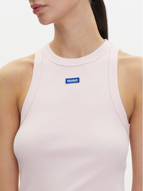 HUGO HUGO Top Easy Tank_B 50508857 Różowy Slim Fit
