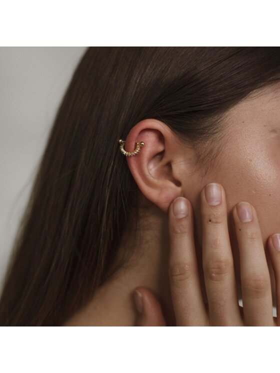 ANIA KRUK ANIA KRUK Piercing SRUKS0720Z Żółte złocenie