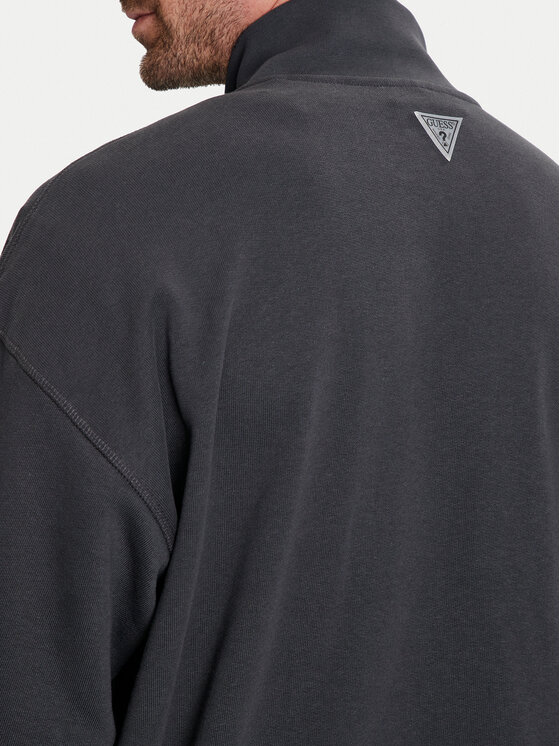 Guess Guess Mikina Emis Z4YQ01 KAIJ1 Šedá Regular Fit