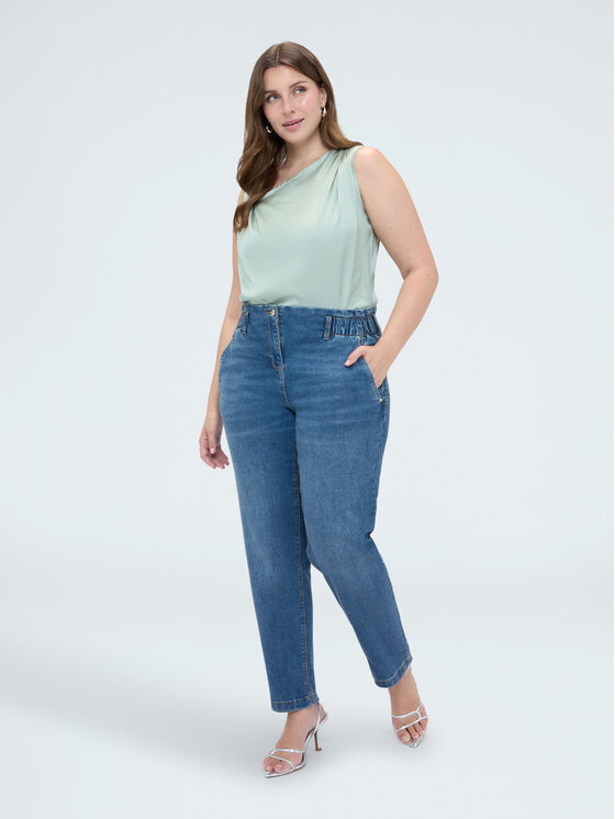 Fiorella Rubino Fiorella Rubino Jeans P430T005344N024 Blu Slim Fit