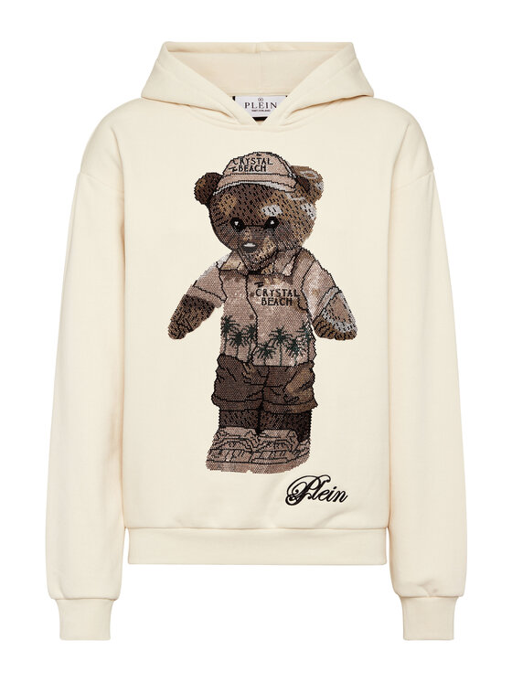 PHILIPP PLEIN PHILIPP PLEIN Bluza 27221 Beżowy Regular Fit