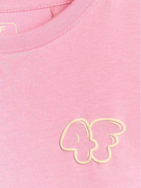 4F 4F T-Shirt KITTY JOGA Różowy jasny Regular Fit