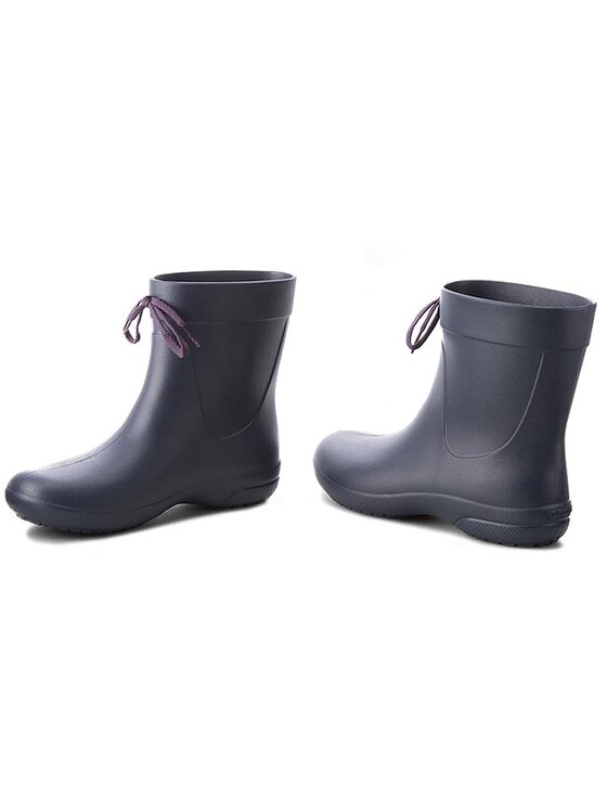 Crocs Gummistiefel Freesail Shorty Rainboot 203851 Dunkelblau Modivo